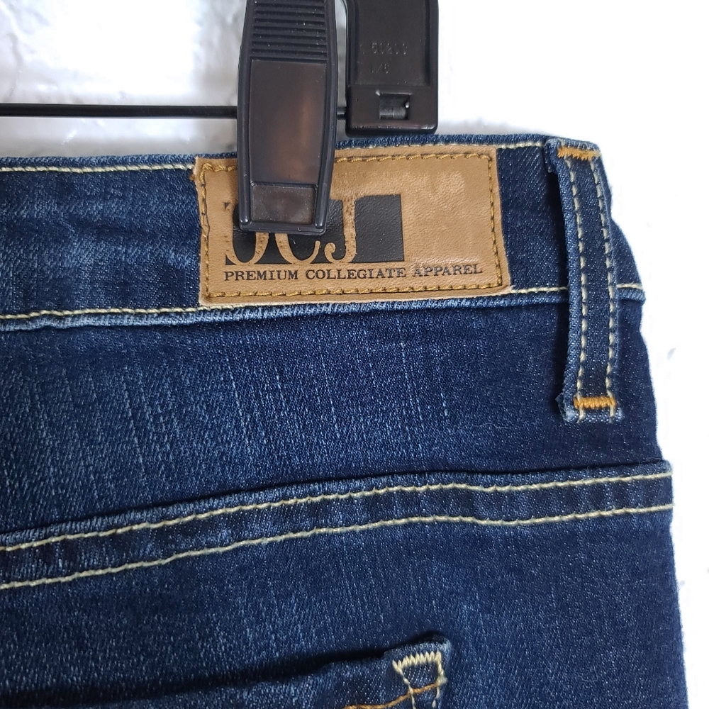 OCJ Apparel TCU Go Frogs Print Collegiate Jeans - Picture 7 of 9